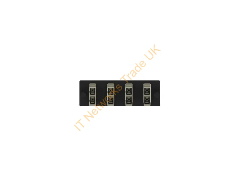 FAP4WEIDSCZ - Panduit Fap4Weidscz Fiber Optic Adapter Sc 1 Pc(S) Black, Ivory