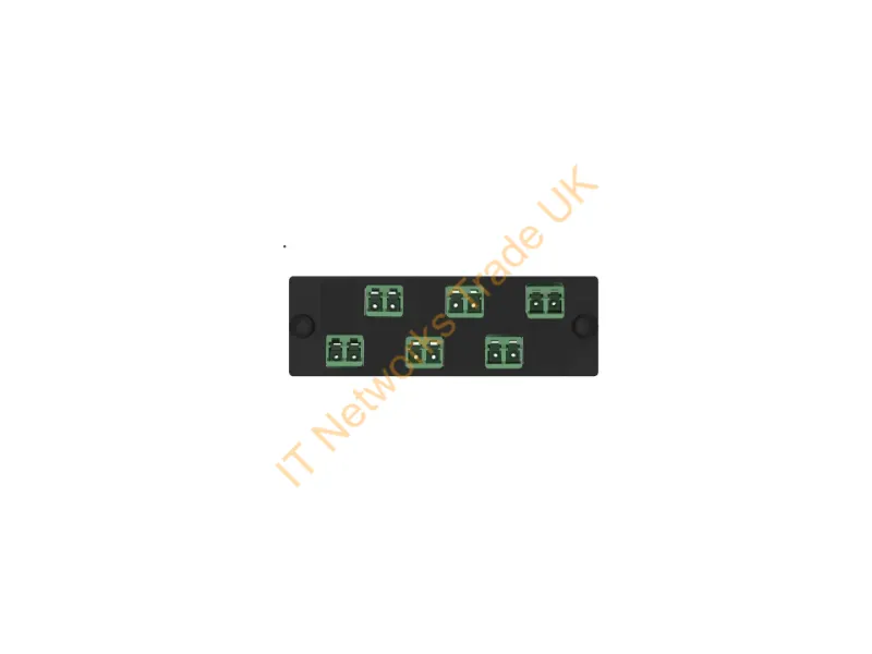 FAP6WAGDLCZ - Panduit Fap6Wagdlcz Fiber Optic Adapter Lc 1 Pc(S) Black, Green