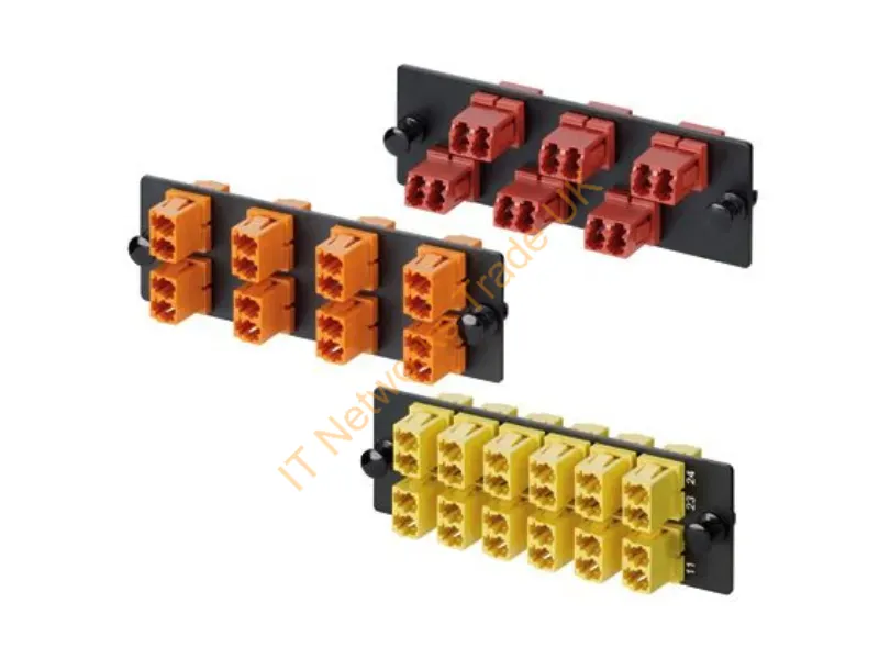 FAP6WCGRDLCZ - Panduit Fap6Wcgrdlcz Fiber Optic Adapter Lc 1 Pc(S) Black, Green