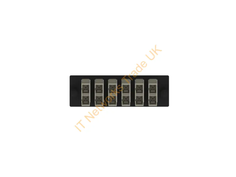 FAP6WEIDSCZ - Panduit Fap6Weidscz Fiber Optic Adapter Sc 1 Pc(S) Black, Ivory