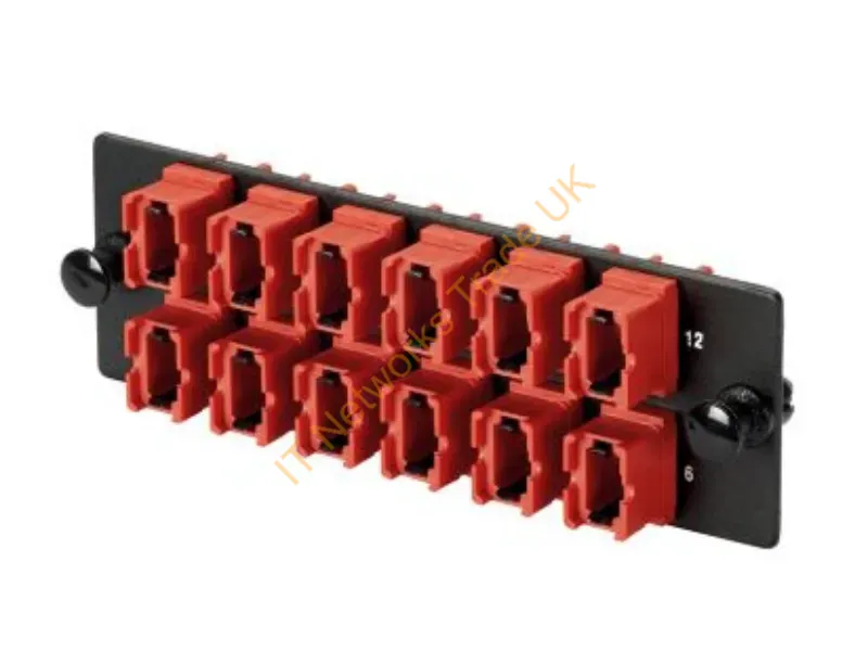 FAPH0424RDMPO - Panduit Faph0424Rdmpo Fiber Optic Adapter Mpo 1 Pc(S) Black