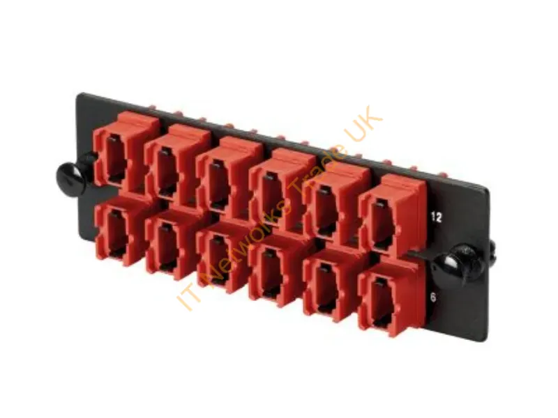 FAPH0624RDMPO - Panduit Faph0624Rdmpo Fiber Optic Adapter Mpo 1 Pc(S) Black