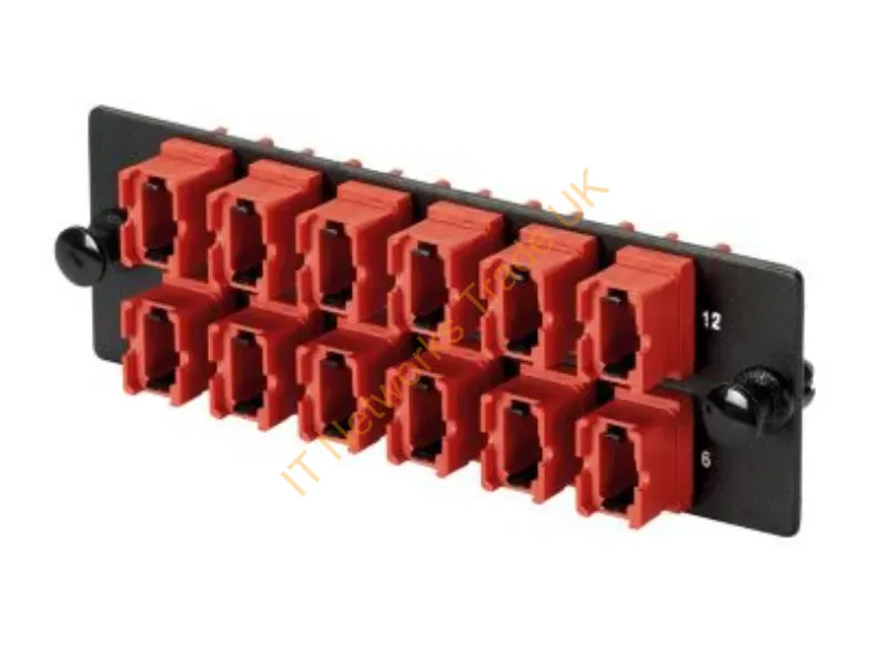 FAPH1624RDMPO - Panduit Faph1624Rdmpo Fiber Optic Adapter Mpo Black, Red
