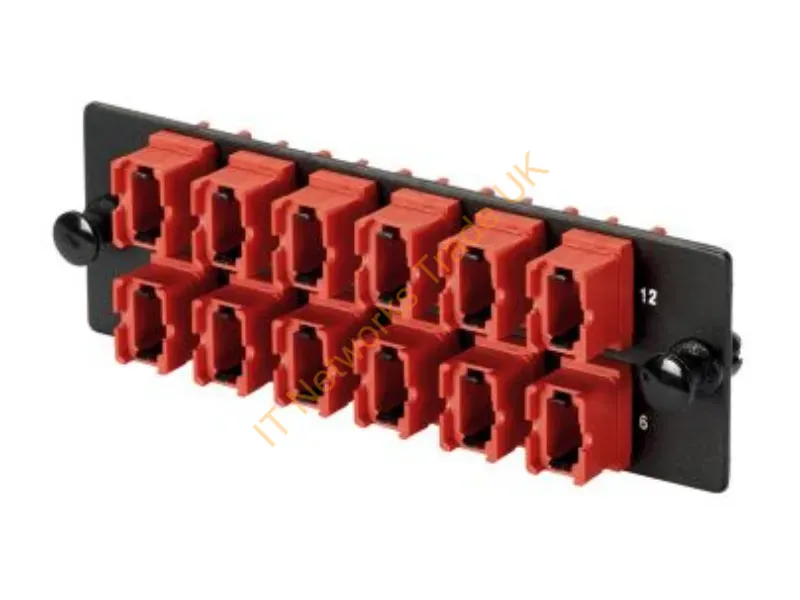 FAPV0424RDMPO - Panduit Fapv0424Rdmpo Fiber Optic Adapter Mpo Black, Red