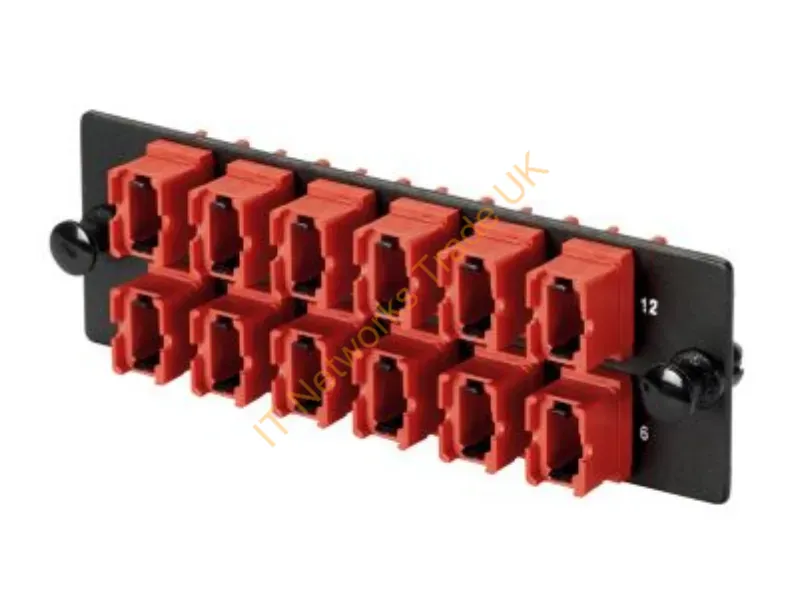 FAPV0824RDMPO - Panduit Fapv0824Rdmpo Fiber Optic Adapter Mpo Black, Red