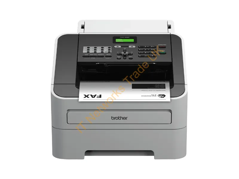 FAX2840ZU1 - Brother FAX-2840 fax machine Laser 33.6 Kbit/s A4 Black, Grey