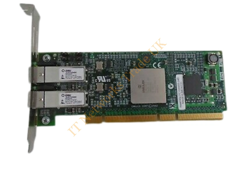 FC1020055-04B Emulex LightPulse 2-Port 2GB/s Fibre Channel PCI-X Host Bus Adapter Fiber Channel Controller