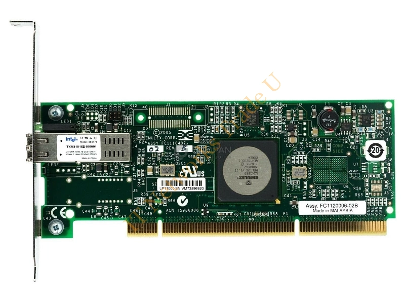 FC1120006-02B Fujitsu LightPulse 1-Port 4GB/s Fibre Channel PCI-Express-x Host Bus Adapter Fiber Channel Controller