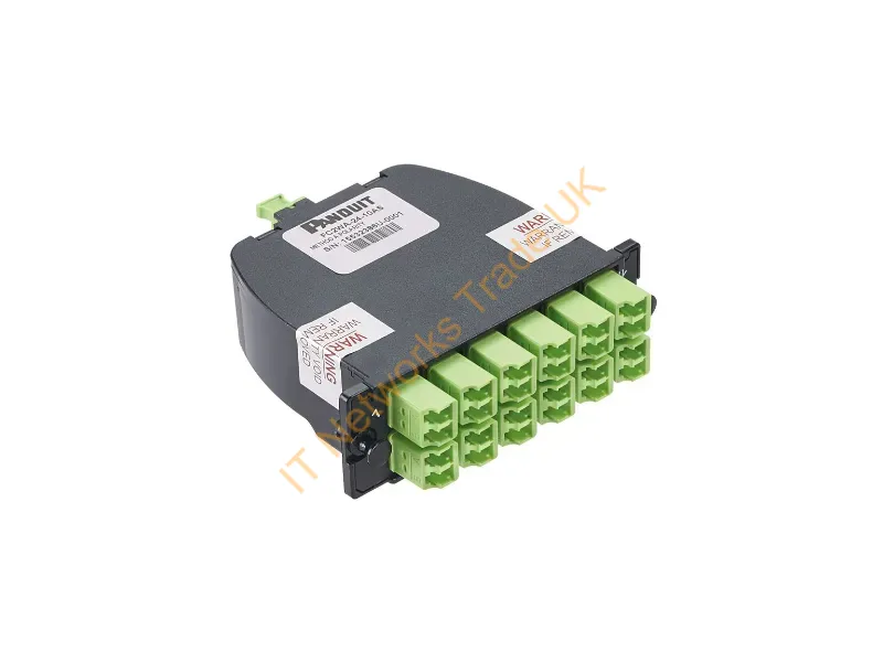 FC2WA-24-10B1 - Panduit Fc2Wa-24-10B1 Fiber Optic Adapter Lc/Mpo 1 Pc(S) Black