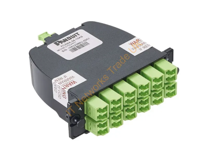 FC2WA-24-10U - Panduit Fc2Wa-24-10U Fiber Optic Adapter Mpo 1 Pc(S) Black, Green