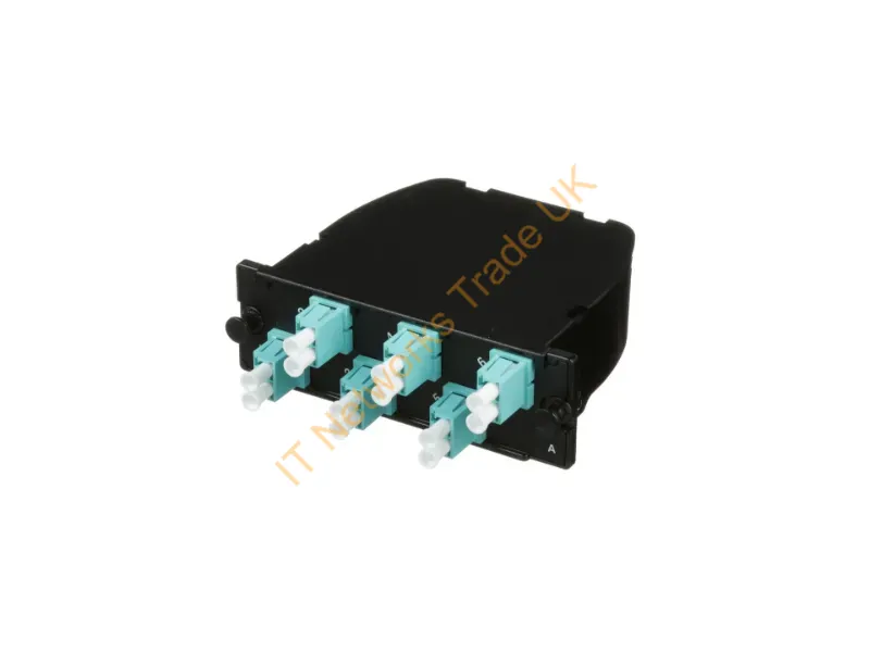 FC2XN-12-10U - Panduit Fc2Xn-12-10U Fiber Optic Adapter Lc/Mpo 1 Pc(S) Aqua Color, Black