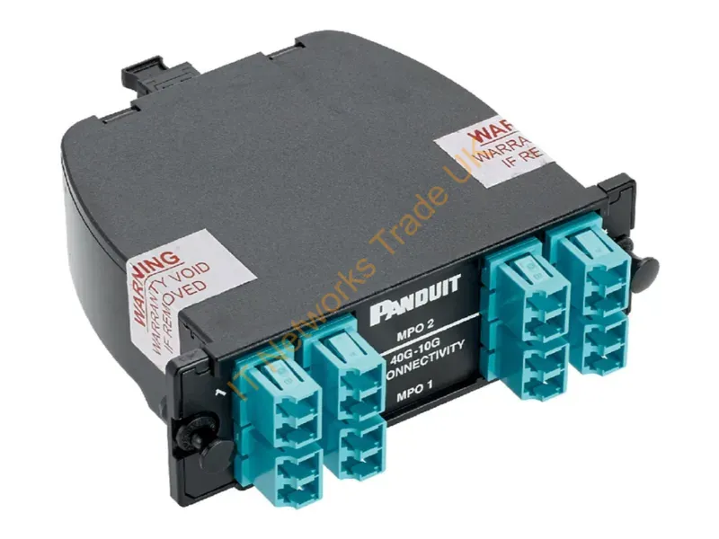 FC39N-16-10A - Panduit Fc39N-16-10A Fiber Optic Adapter Lc/Mpo 1 Pc(S) Aqua Color, Black