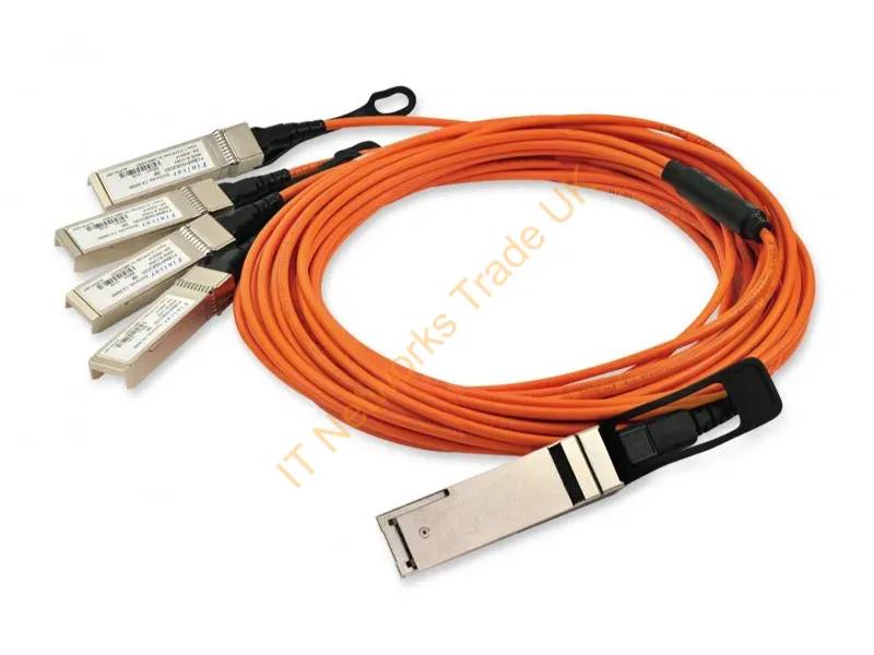 FCBN510QE2C05 - Finisar Fcbn510Qe2C05 Infiniband/Fibre Optic Cable 196.9" (5 M) Qsfp+ 4X Sfp+ Orange