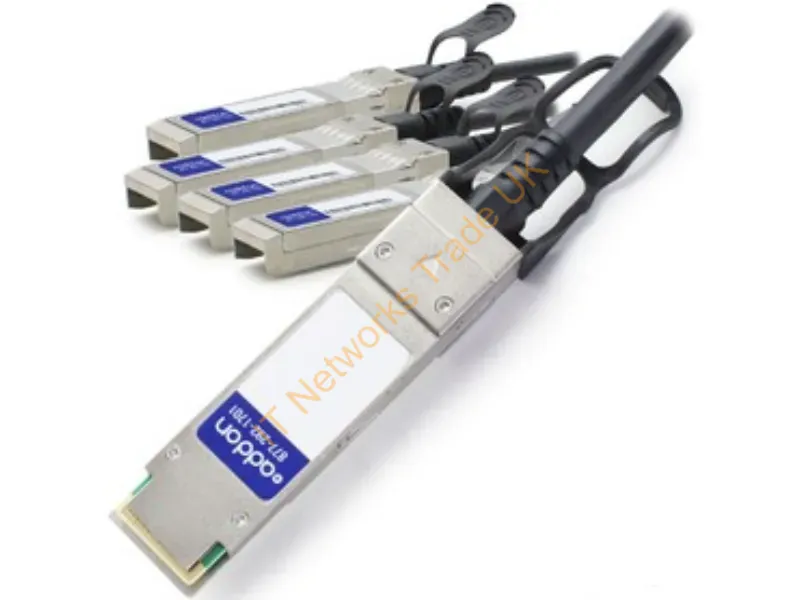 FCBN510QE2C15-AO - Addon Networks Fcbn510Qe2C15-Ao Infiniband/Fibre Optic Cable 590.6" (15 M) Qsfp+ 4Xsfp+