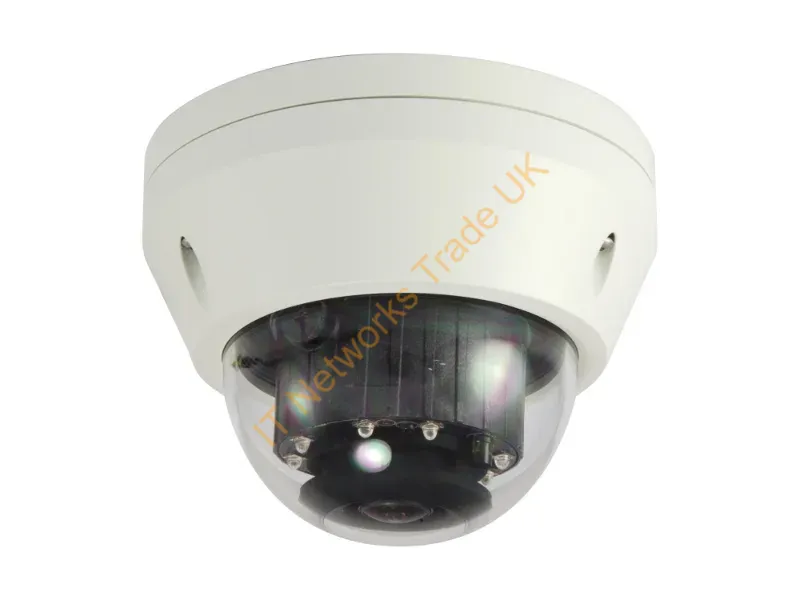 FCS-3306 - LevelOne HUBBLE Fixed Dome IP Network Camera, H.265, 3-Megapixel, 802.3af PoE, IR LEDs, Indoor/Outdoor, Vandalproof