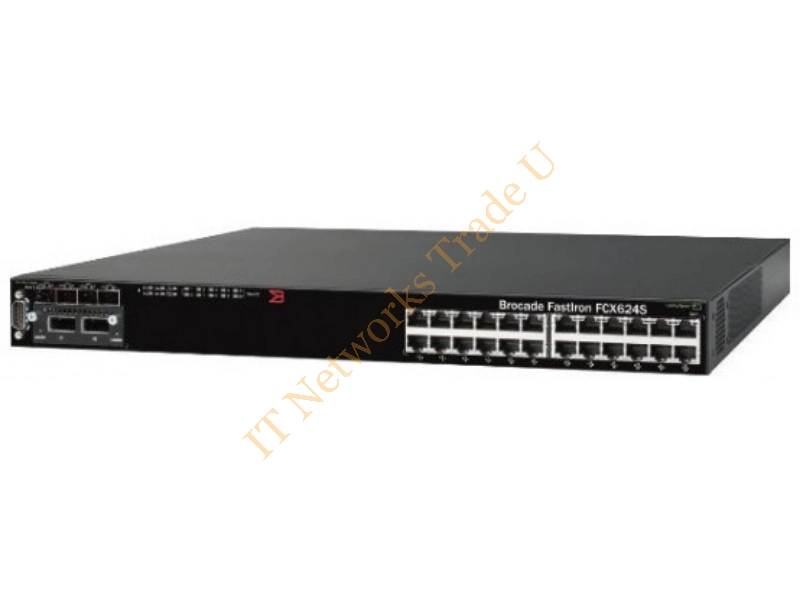 FCX624S-HPOE-ADV Brocade FastIron CX 624 Network Switch