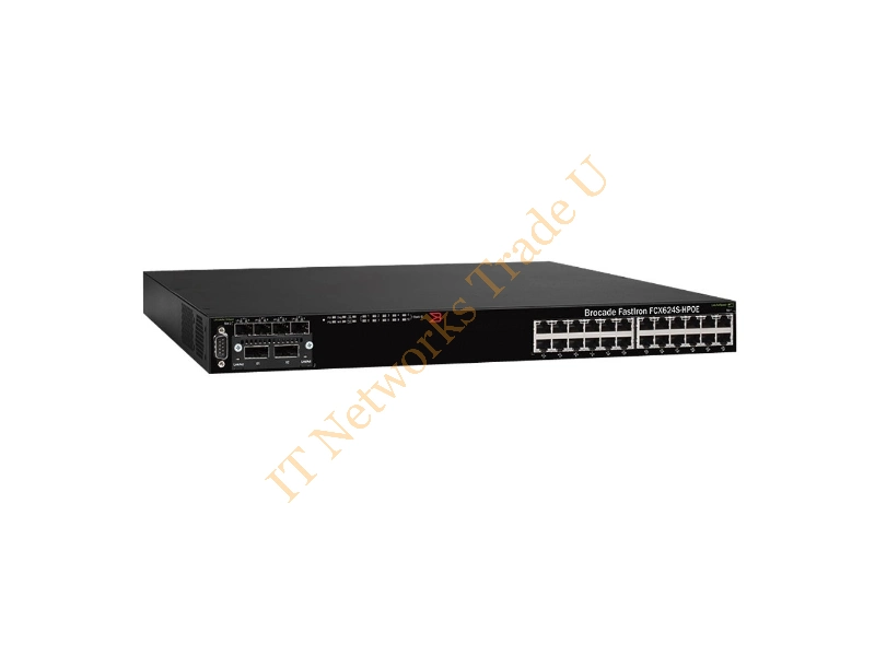 FCX624S-HPOE Brocade FastIron CX 624 Network Switch