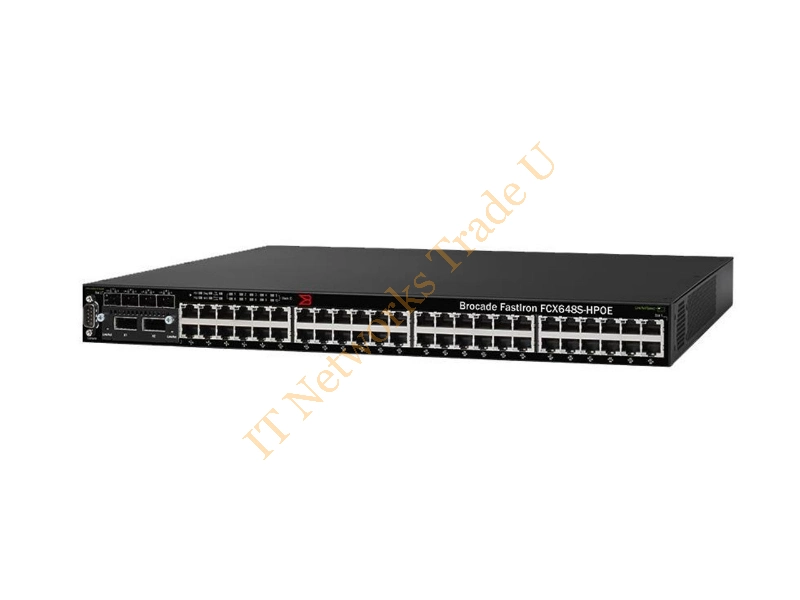FCX648S-HPOE-ADV Brocade FastIron CX 648 Network Switch