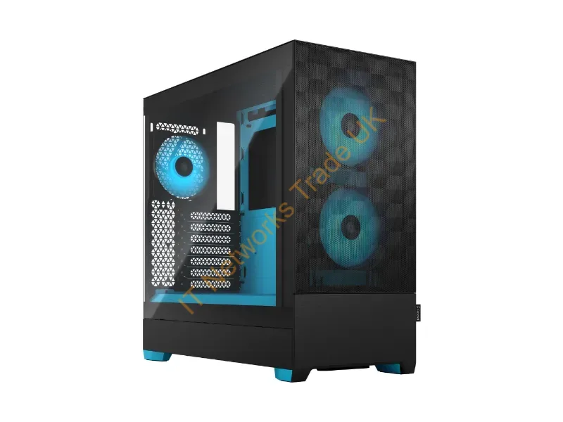 FD-C-POR1A-02 - Fractal Design Pop Air Tower Black, Cyan