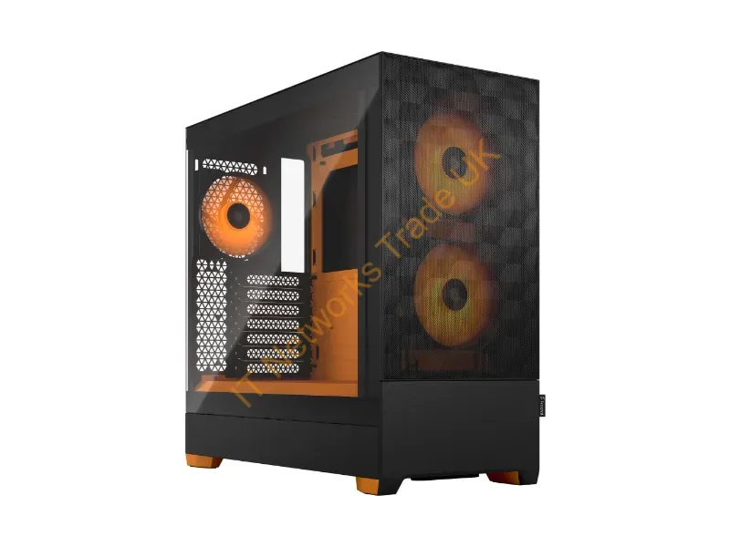 FD-C-POR1A-05 - Fractal Design Pop Air Tower Black, Orange