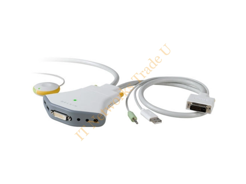 FD1DG102W Belkin Flip FD1DG102W Wireless KVM Switch 2 Port
