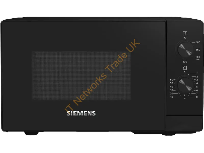 FF020LMB2 - Siemens iQ300 FF020LMB2 microwave Black Solo microwave Countertop 20 L 800 W