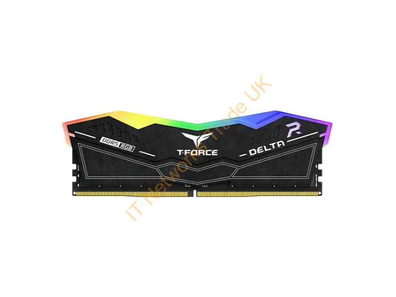 FF3D532G6400HC40BDC01 - DDR5 32GB KIT 2x16GB PC 6400 Team T-Force Delta RGB FF3D532G6400HC40BDC01 schwarz