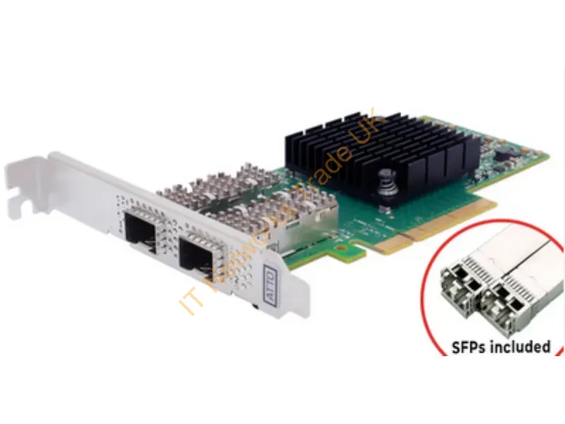 FFRM-N322-10S - Atto Dual Channel 10Gbe X8 Pcie 3.0