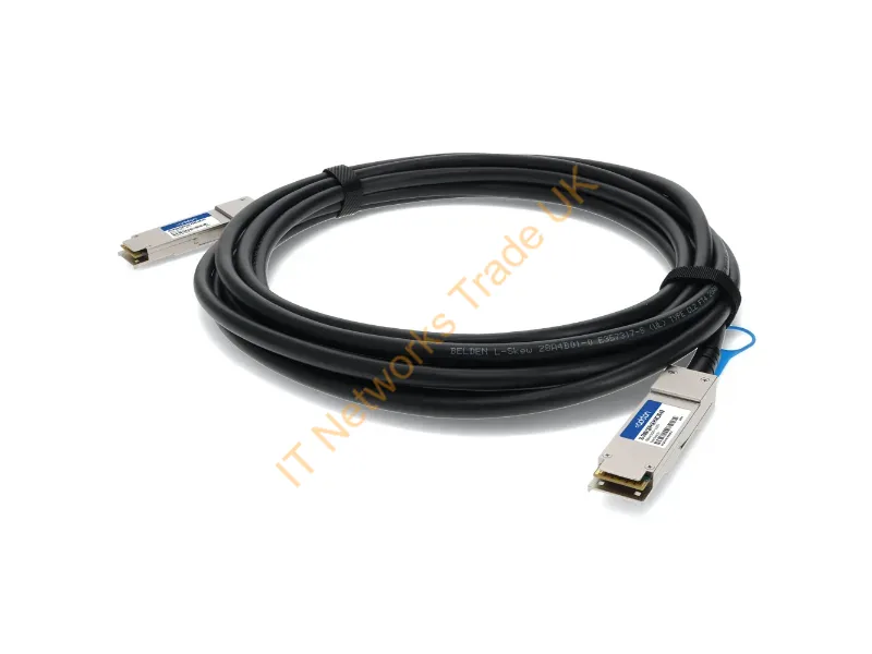 FG-TRAN-QSFP+SR-PDAC1M-AO - Addon Networks Fg-Tran-Qsfp+Sr-Pdac1M-Ao Infiniband/Fibre Optic Cable 39.4" (1 M) Black