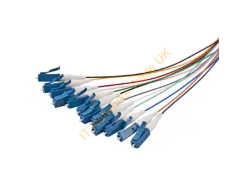 FHPBKLTR12LC6S - Hubbell Premise Wiring Fiber, Pigt,Bdl,250Lt,Lc-Sm,12F,Os2,3M