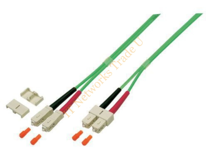 Microconnect FIB571005 5m SC/UPC SC/UPC OM5 Green fiber optic cable