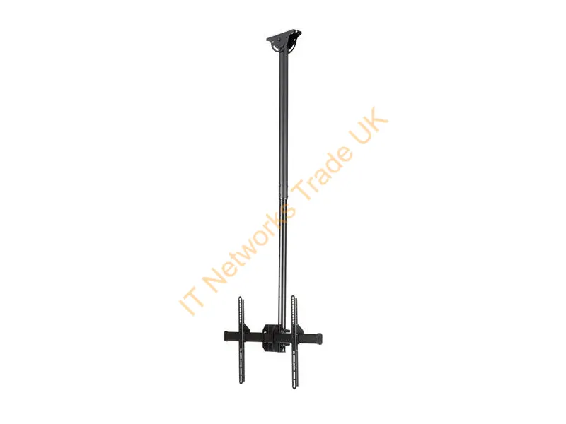 FLATPNLCEIL - StarTech.com Flat-Screen TV Ceiling Mount 3.5â€™ to 5â€™ Pole For 32" to 75" TVs Full Motion Monitor Accessory