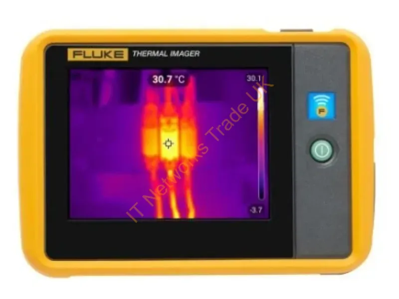 FLK-PTI1209HZ400C - Fluke Flk-Pti120 9Hz 400C Thermal Imaging Camera Noise Equivalent Temperature Difference (Netd) Black, Yellow Built-In Display Lcd 320 X 240 Pixels