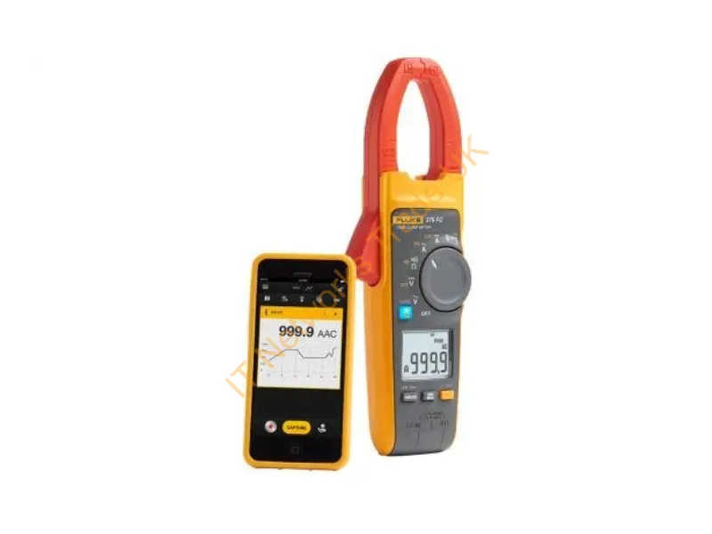 FLUKE-376FC - Strategic Sourcing Fluke Ac/Dc Clamp Meter With Iflex For Industrial/Commercial Electricians, Vfd Low Pass Filter, Inrush Measurements, Bluetooth Connectivity