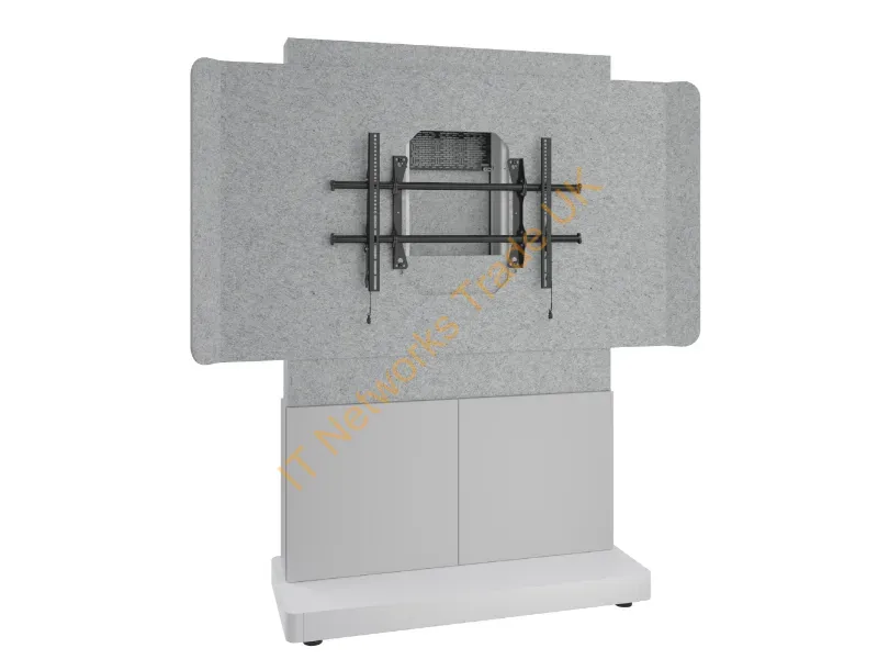 FM-DS-4875FS-CD8W - Middle Atlantic Products Fm-Ds-4875Fs-Cd8W Tv Mount 75" Gray, Silver, White