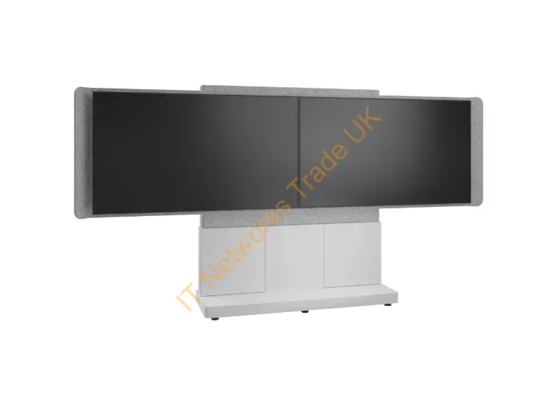 FM-DS-6675FS-GD8W - Middle Atlantic Products Fm-Ds-6675Fs-Gd8W Tv Mount 55" Gray, Silver, White