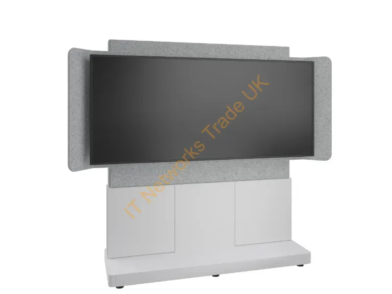 FM-DS-6675FS-KD8W - Middle Atlantic Products Fm-Ds-6675Fs-Kd8W Tv Mount 81" Gray, Silver, White
