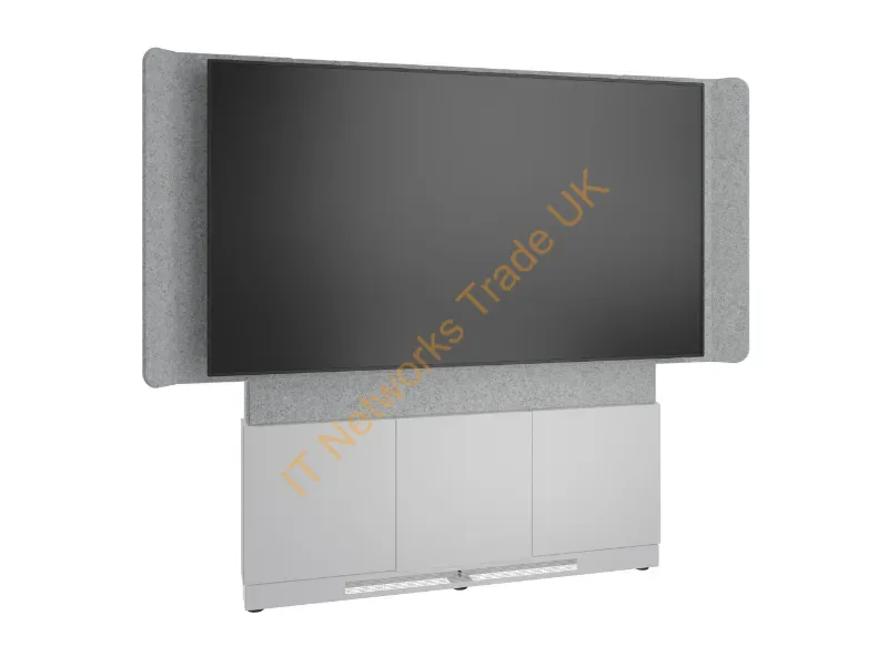 FM-DS-6675FW-FD8W - Middle Atlantic Products Fm-Ds-6675Fw-Fd8W Tv Mount/Stand 100" Gray, Silver, White