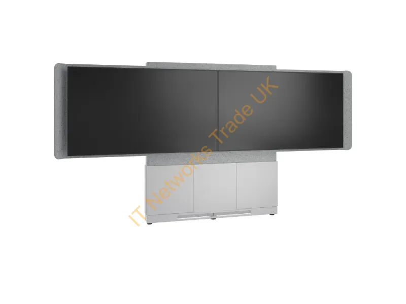 FM-DS-6675FW-JD8W - Middle Atlantic Products Fm-Ds-6675Fw-Jd8W Tv Mount 75" Gray, Silver, White