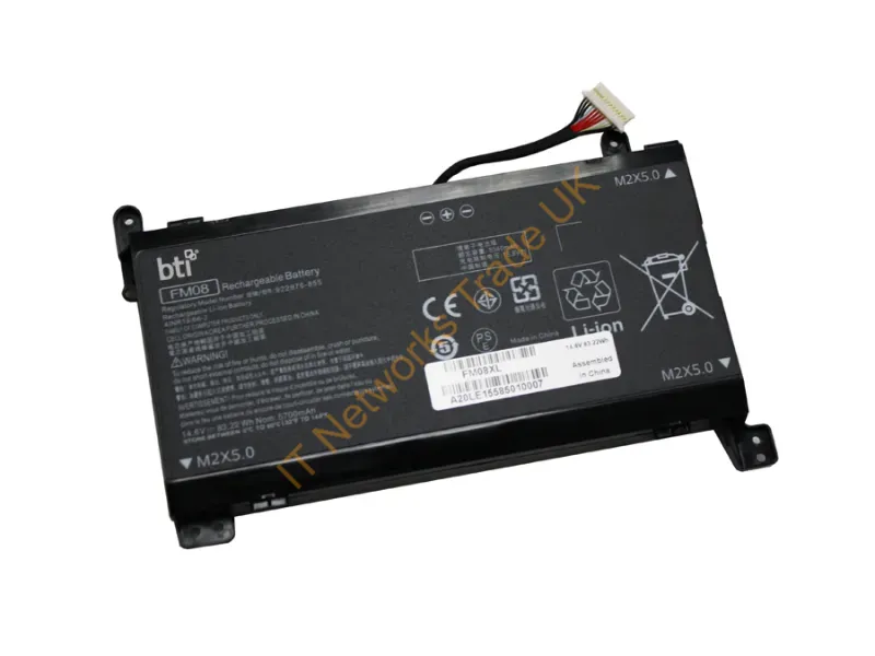 FM08XL-BTI - Bti Fm08Xl- Industrial Rechargeable Battery Lithium-Ion (Li-Ion) 5700 Mah 14.6 V