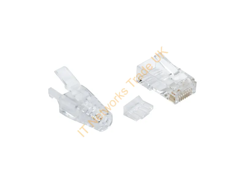 FMTP6A-CL-100PAK - Black Box Fmtp6A-Cl-100Pak Wire Connector Rj-45 Transparent