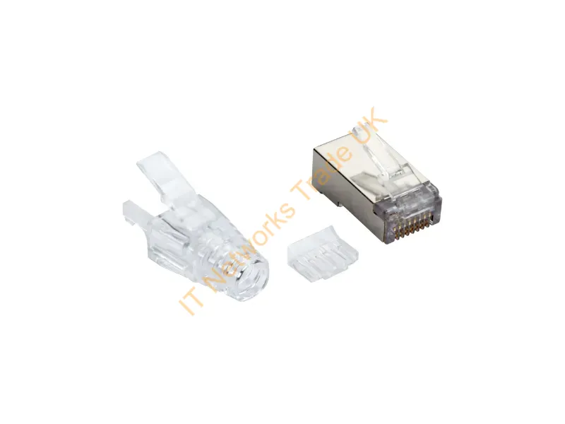 FMTP6AS-CL-100PAK - Black Box Fmtp6As-Cl-100Pak Wire Connector Rj-45 Transparent