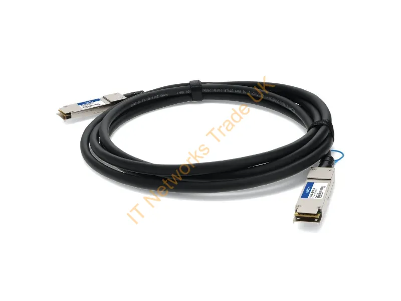 FN-CABLE-QSFP28-1-AO - Addon Networks Fn-Cable-Qsfp28-1-Ao Infiniband/Fibre Optic Cable 39.4" (1 M) Black