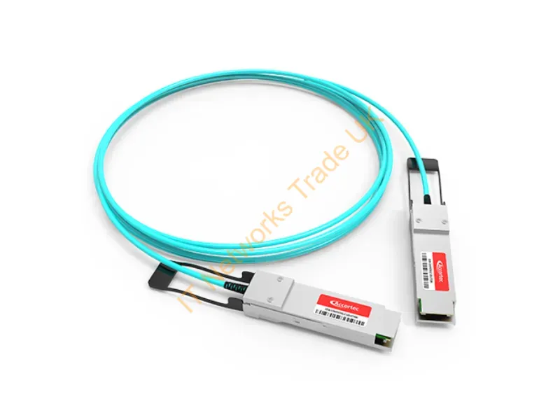 FN-TRAN-QSFP+4M-ACC - Accortec Fn-Tran-Qsfp+4M-Acc Infiniband/Fibre Optic Cable 157.5" (4 M) Aqua Color