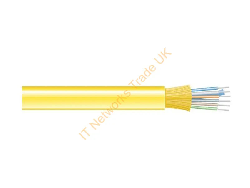 FOBC45-INSM-YL-12F-8000 - Black Box Fobc45-Insm-Yl-12F Fiber Optic Cable 95984.3" (2438 M) Ofnr Os2 Yellow