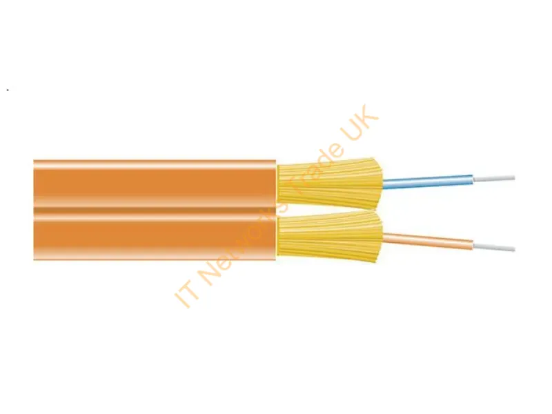 FOBC55-ZPM1-OR-02F-0500 - Black Box Fobc55-Zpm1-Or-02F Infiniband/Fibre Optic Cable 6000" (152.4 M) Ofnp Orange
