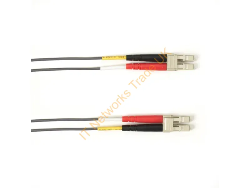 FOCMP10-010M-LCLC-GR - Black Box Focmp10-010M-Lclc-Gr Infiniband/Fibre Optic Cable 393.7" (10 M) Lc Ofnp Om3 Gray