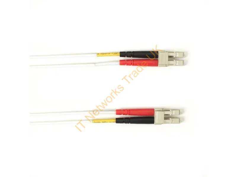 FOCMP10-015M-LCLC-WH - Black Box 15M, 2Xlc Infiniband/Fibre Optic Cable 590.6" (15 M) Lc Ofnp Om3 White