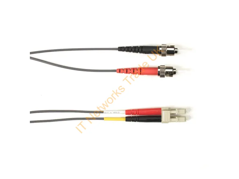 FOCMP62-015M-STLC-GR - Black Box 15-M, St-Lc Infiniband/Fibre Optic Cable 590.6" (15 M) Gray