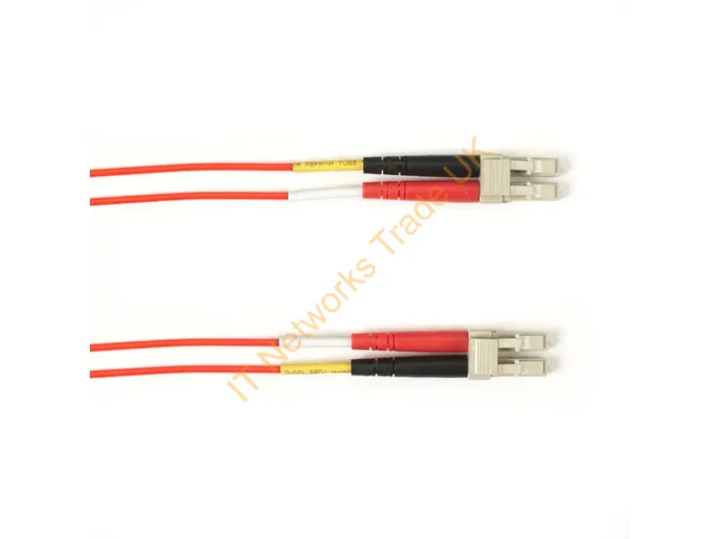 FOCMP62-LCLC-RD-49 - Black Box Focmp62-Lclc-Rd-49 Fiber Optic Cable 590.6" (15 M) Lc Ofnp Om1 Red